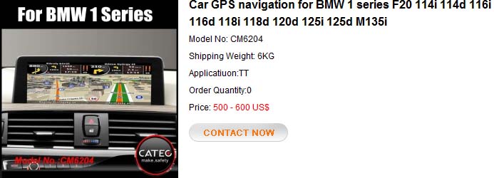 GPS navigation for BMW 1