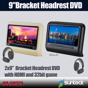 bracket headrest dvd