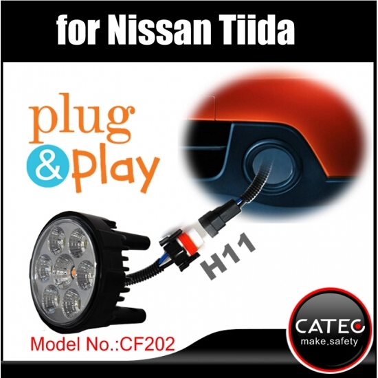Nissan Tiida fog lights